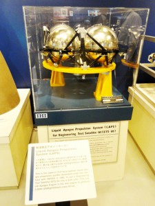 約20年前，ETS-VIに搭載されたアポジモータ（軌道修正用アクチュエータ）